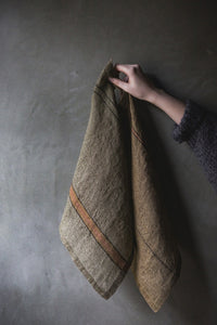 Libeco Linen - Marie Bronze Stripe Napkin