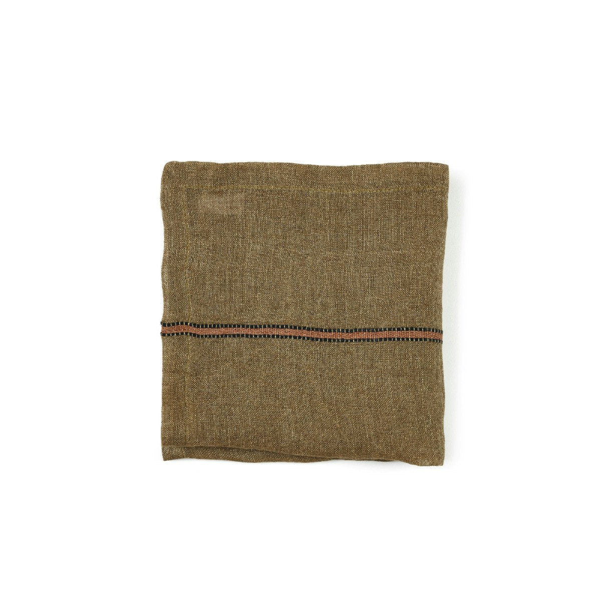 Libeco Linen - Marie Bronze Stripe Napkin