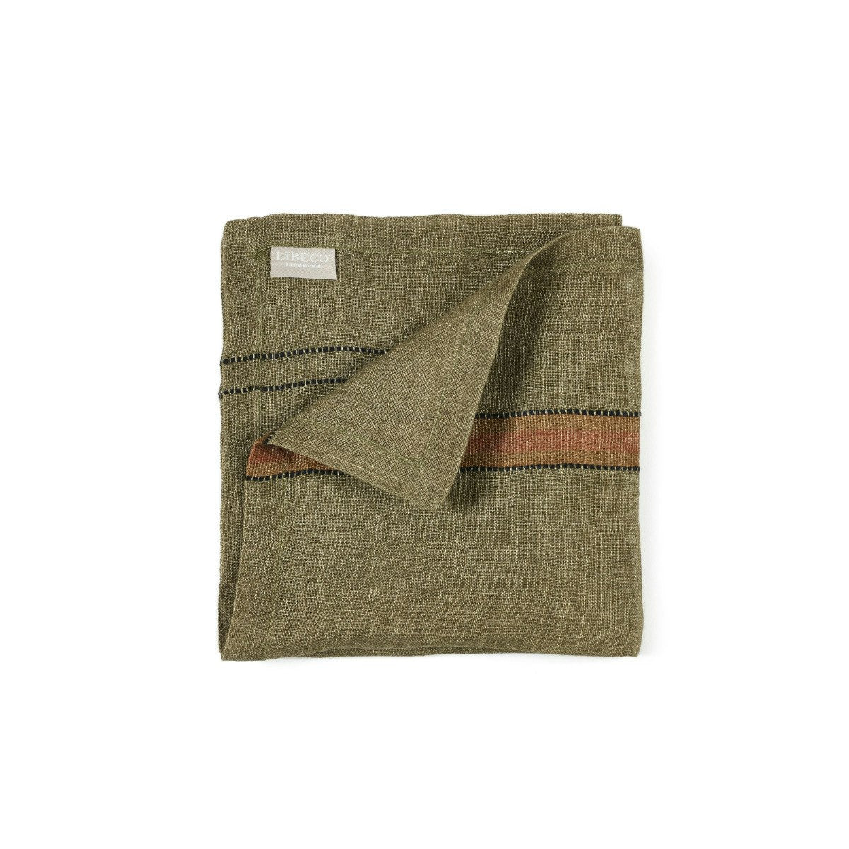 Libeco Linen - Marie Green Stripe Napkin
