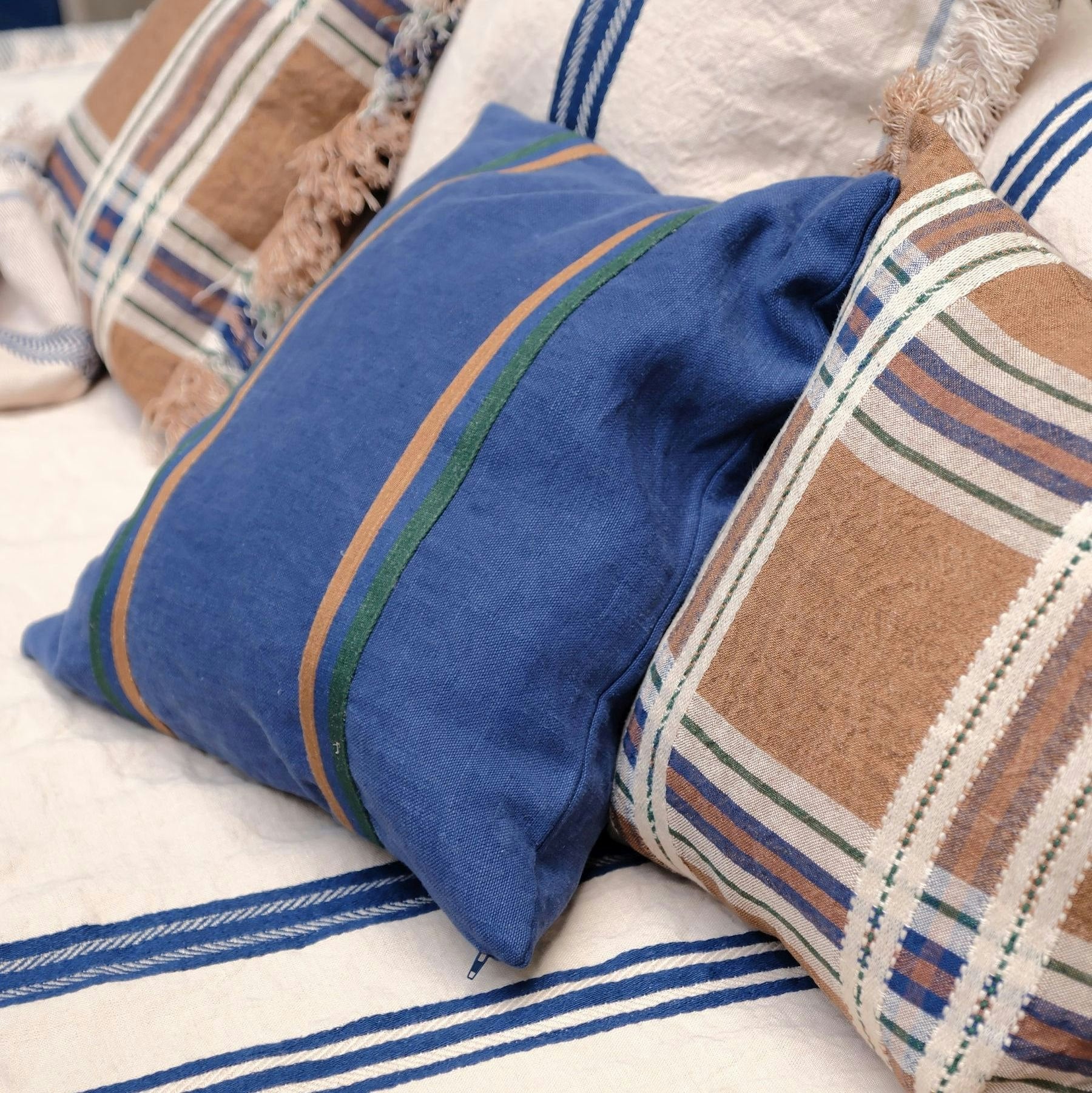 Libeco Max Pillow Cover - Indigo