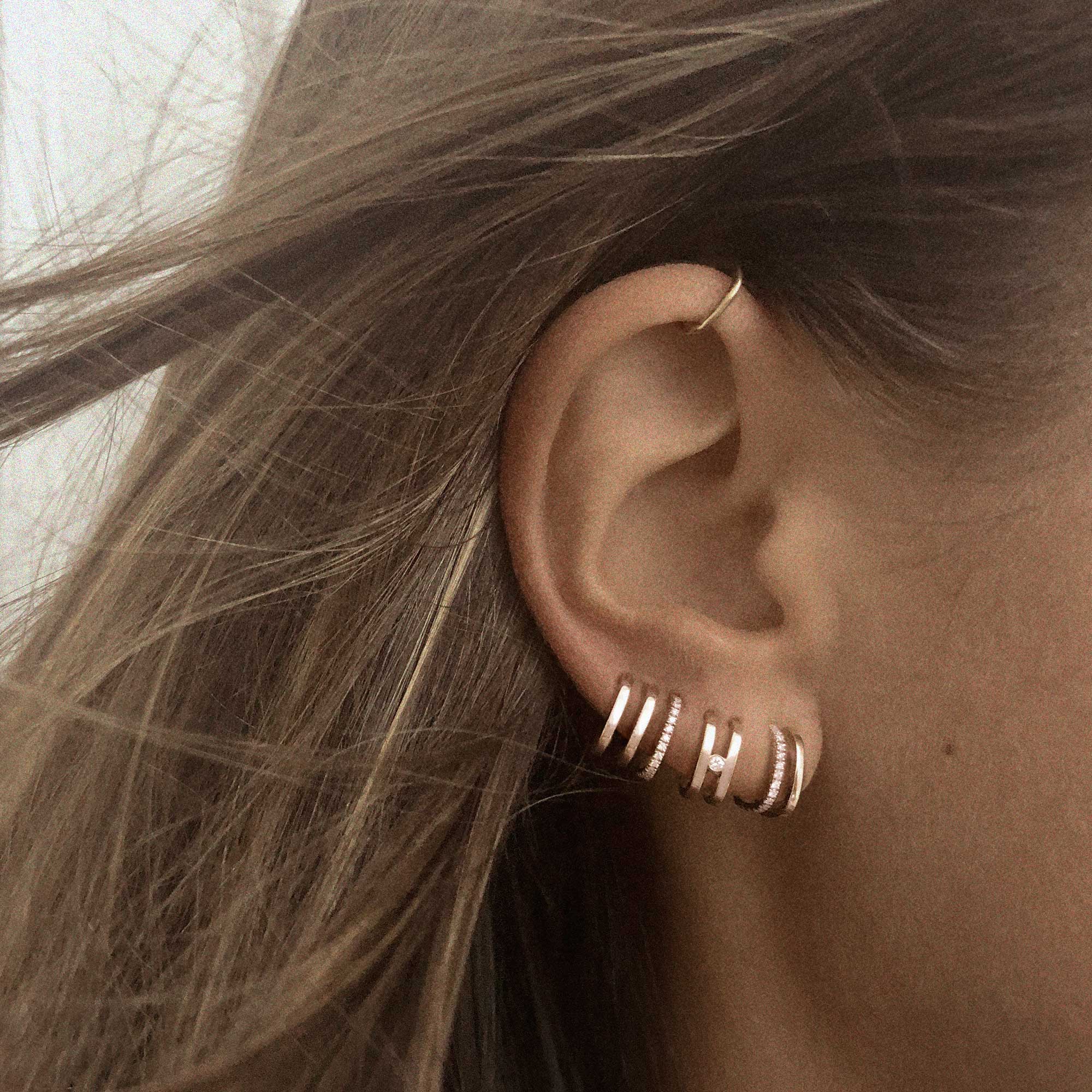 Vanrycke - Charlie Single Left Earring -