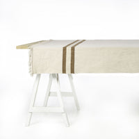 Libeco Linen The Belgian Table Throw Tablecloth - 2 sizes, 3 colours