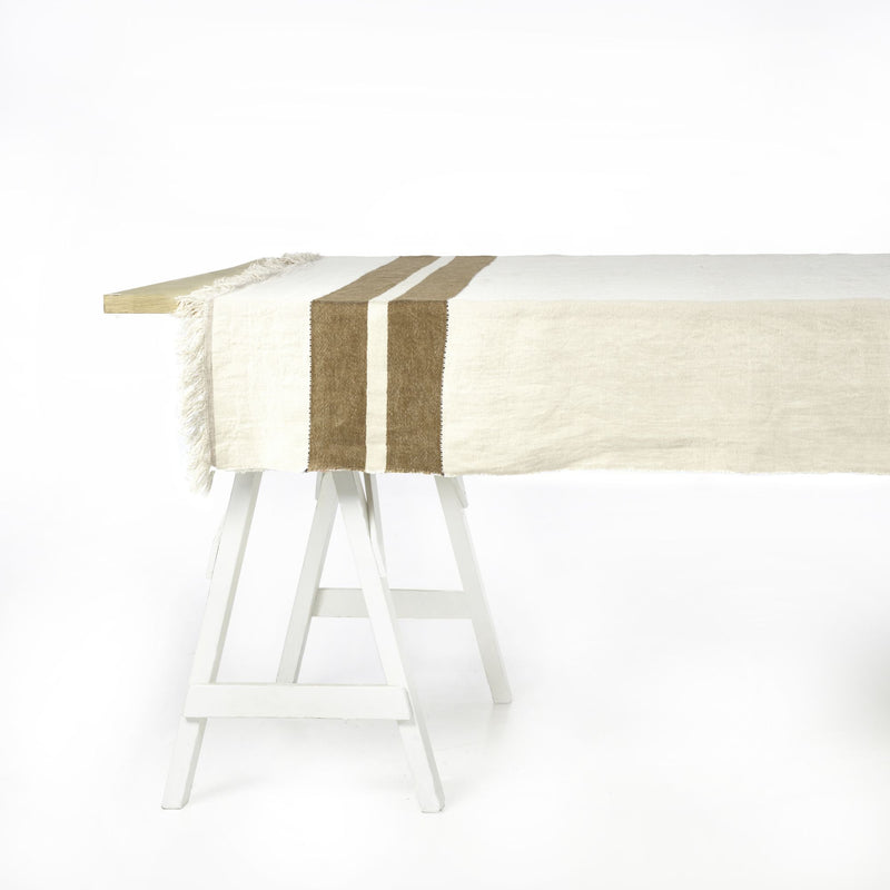 Libeco Linen The Belgian Table Throw Tablecloth - 2 sizes, 3 colours