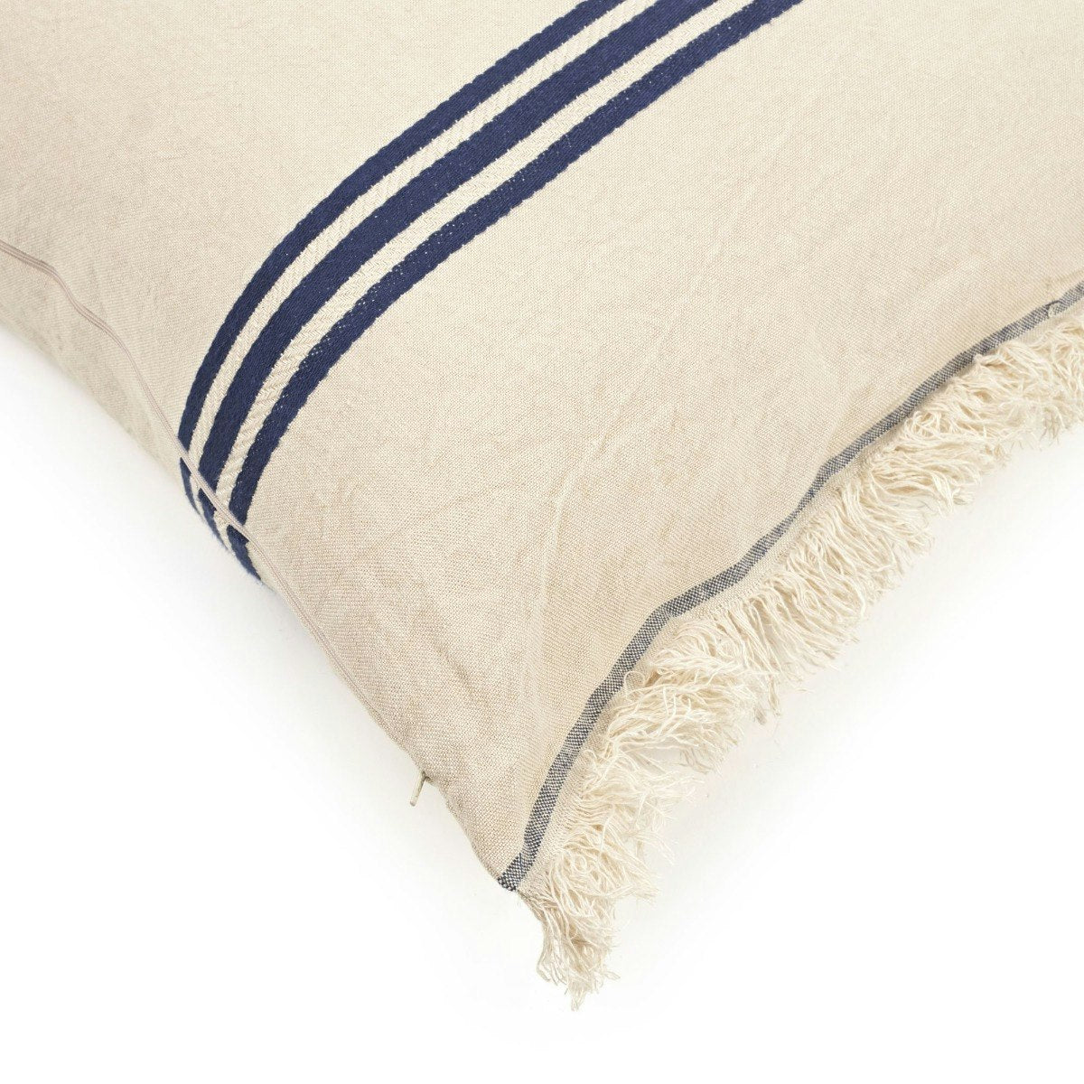 Libeco Indigo Stripe Pillow Cover - Indigo