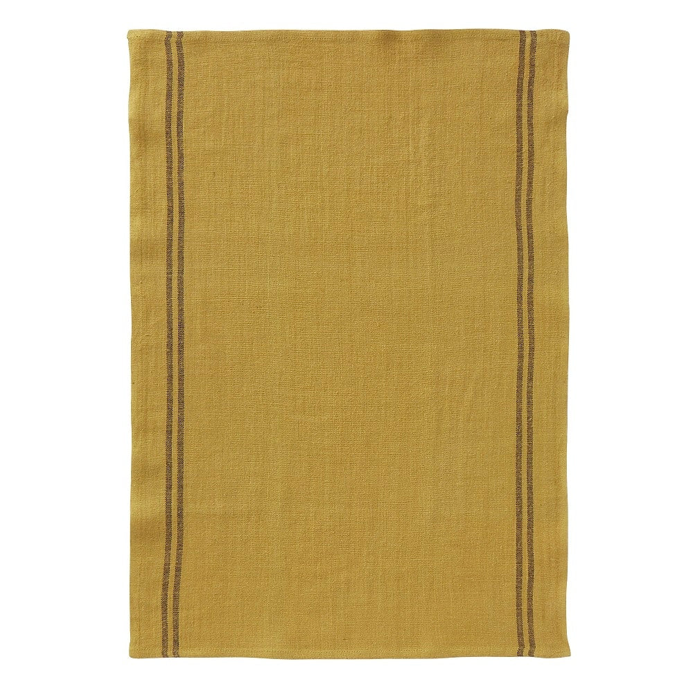 Charvet Editions French Linen Tea-Towel - Country - Kraft