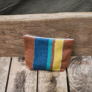 Libeco Linen Redwood Pouch - Stripe