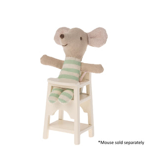 Maileg - High Chair For Mouse - Off White