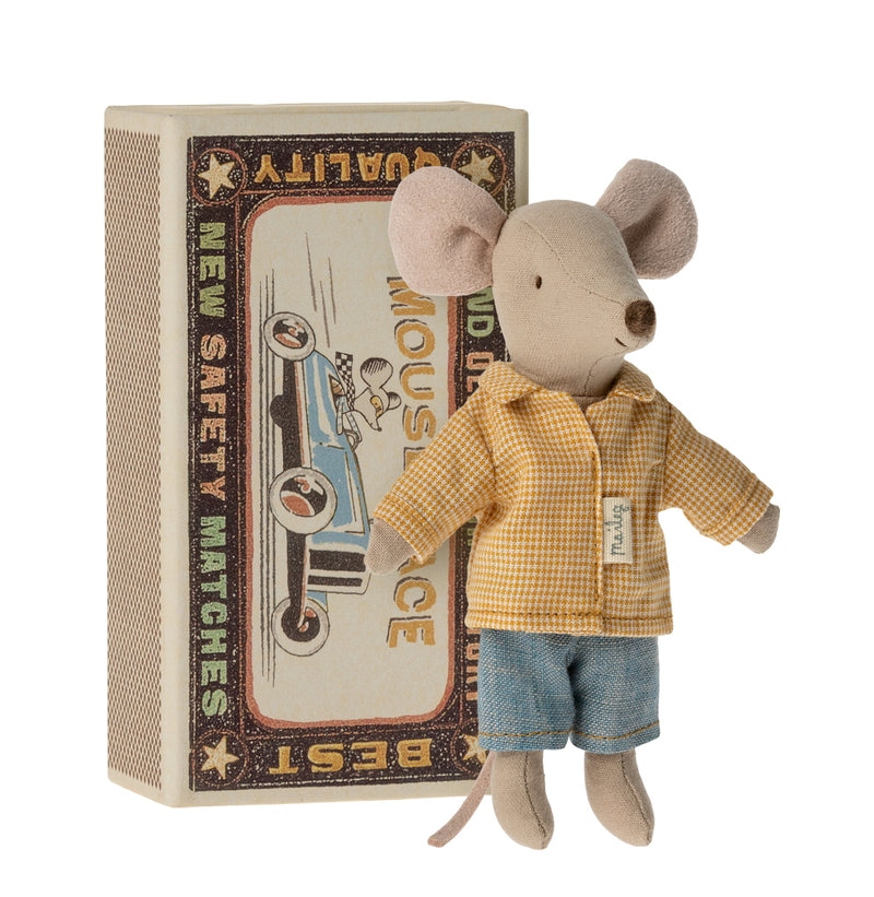 Maileg - Big Brother Mouse In Matchbox
