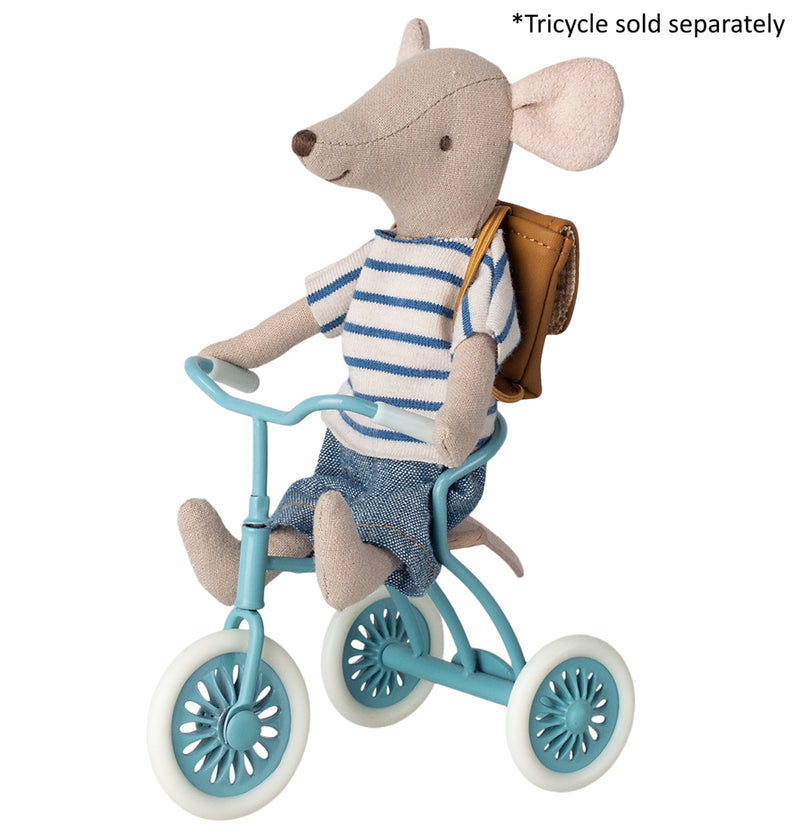 Maileg - Mouse Tricycle Big Brother with Bag