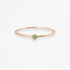 Vanrycke 'One' Rose Gold And Green Tsavorite Ring