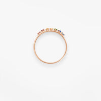 Vanrycke 'Stardust Rainbow' Rose Gold Ring