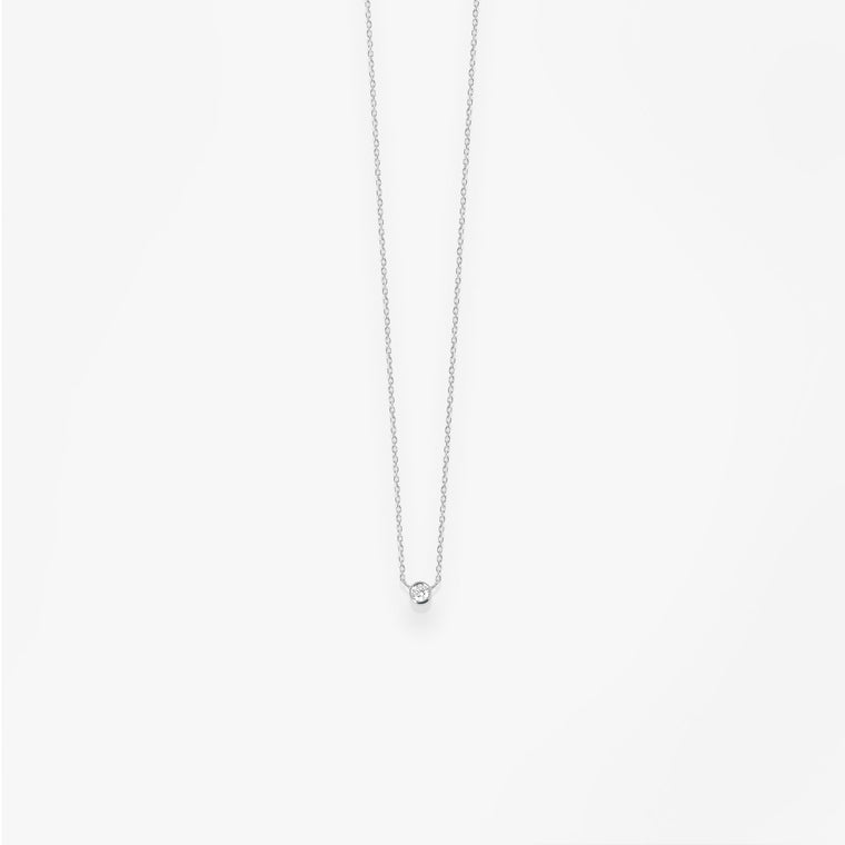 Vanrycke One White Gold Diamond Necklace