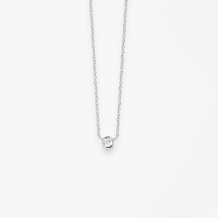 Vanrycke One White Gold Diamond Necklace
