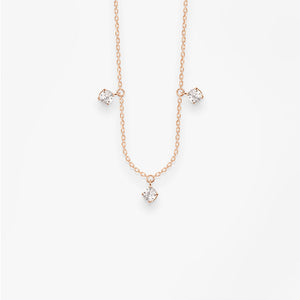 Vanrycke Stardust 3 Rose Gold Necklace