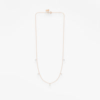 Vanrycke Stardust 5 Rose Gold Necklace