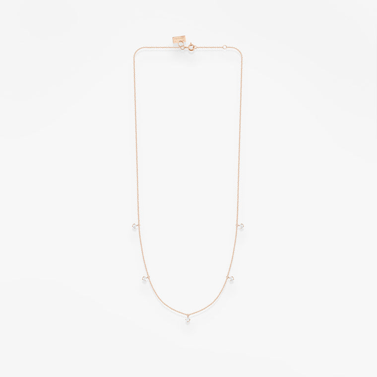 Vanrycke Stardust 5 Rose Gold Necklace