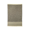 Libeco Jules Throw - Black and Green Herringbone