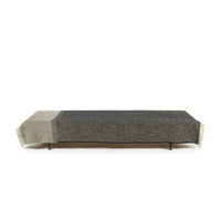 Libeco Jules Throw - Black and Green Herringbone