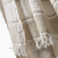 Libeco Linen - The Belgian Towel - Flax Stripe - 3 Sizes