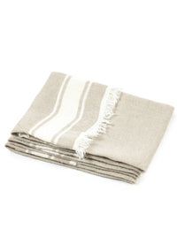 Libeco Linen - The Belgian Towel - Flax Stripe - 3 Sizes