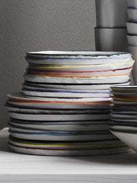 Ceramic Paper Series Dinner Plate - 6 Colours