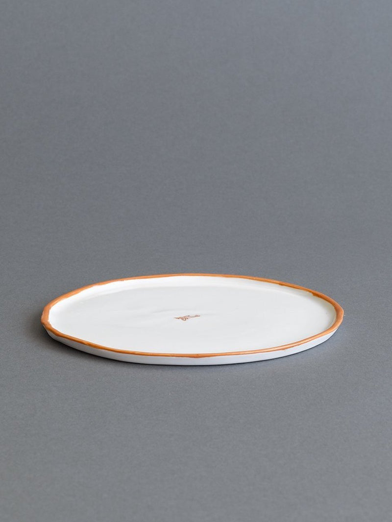 Ceramic Paper Series Entree Plate - 6 Colours