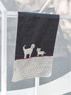 David Fussenegger Bassinet Blanket - Love Cat & Dog