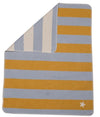 David Fussenegger Bassinet Blanket - Stripes and Star in Monkey