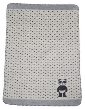David Fussenegger Bassinet Blanket - Panda Bear