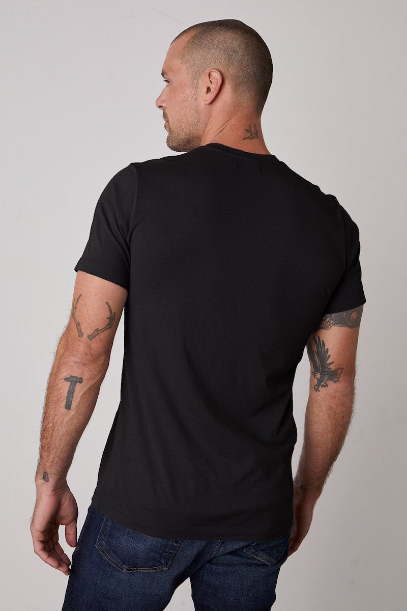 Velvet Mens Howard Tee in Black