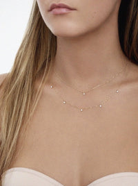 Vanrycke Stardust 5 Rose Gold Necklace