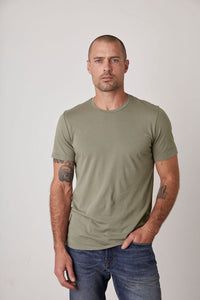 Velvet Mens Howard T-shirt in Camp