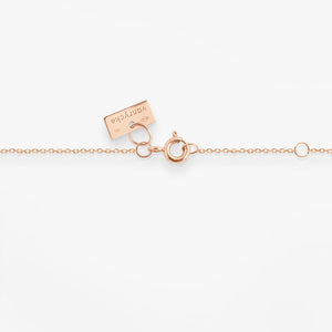 Vanrycke Angie Open Heart Rose Gold Necklace