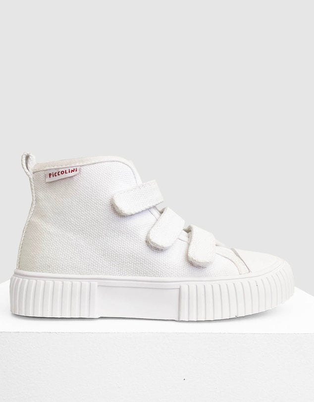 Piccolini High Top Sneaker - White