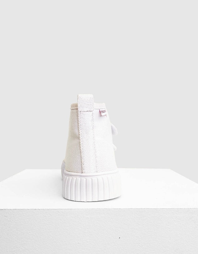 Piccolini High Top Sneaker - White