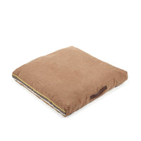 Libeco Linen Leroy Floor Cushion - Red Earth